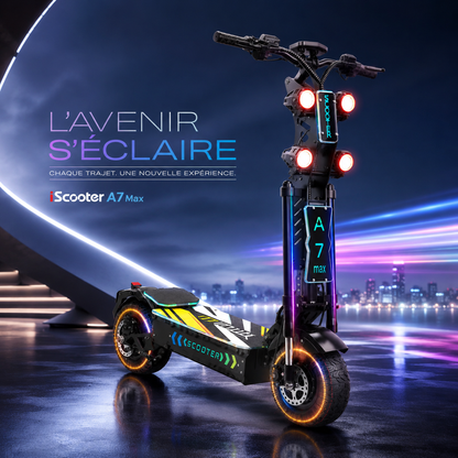Éclairage LED de la trottinette électrique de nuit — visuel fabricant