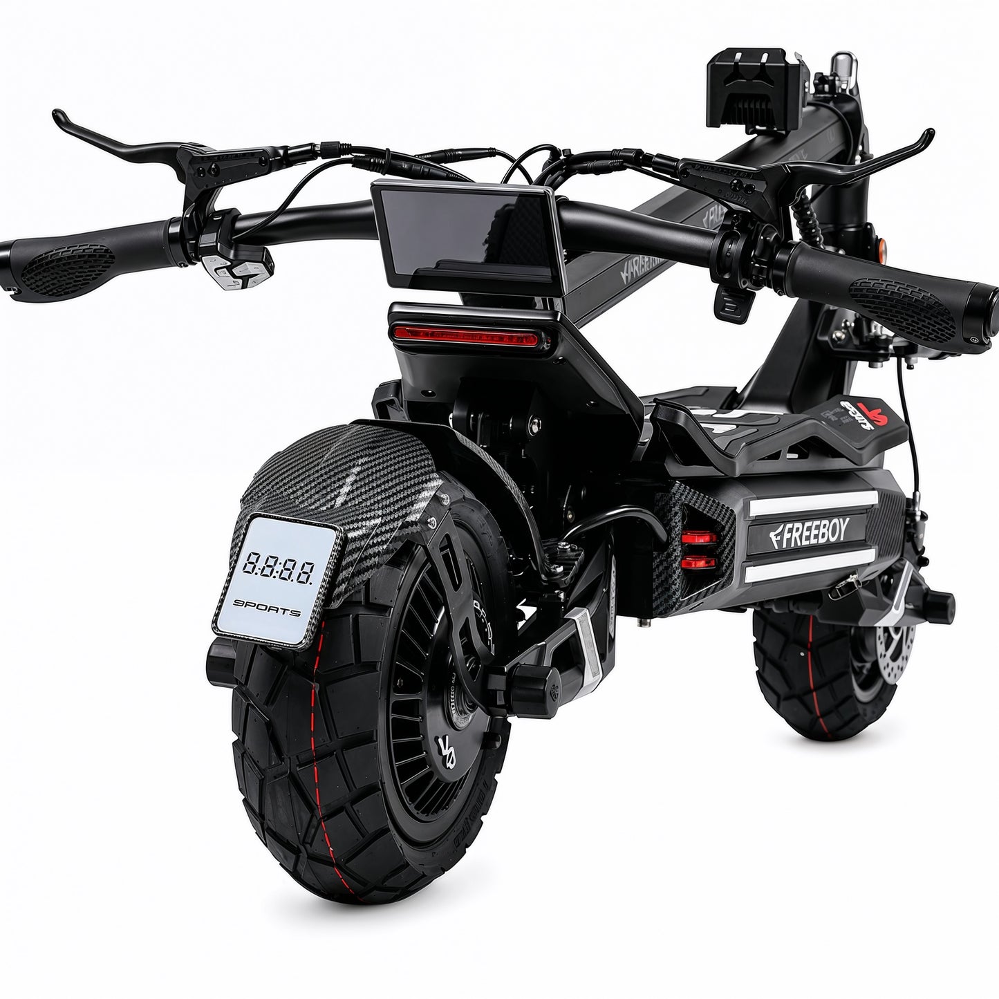 Trottinette électrique H16 - Double moteur 3000W pliable