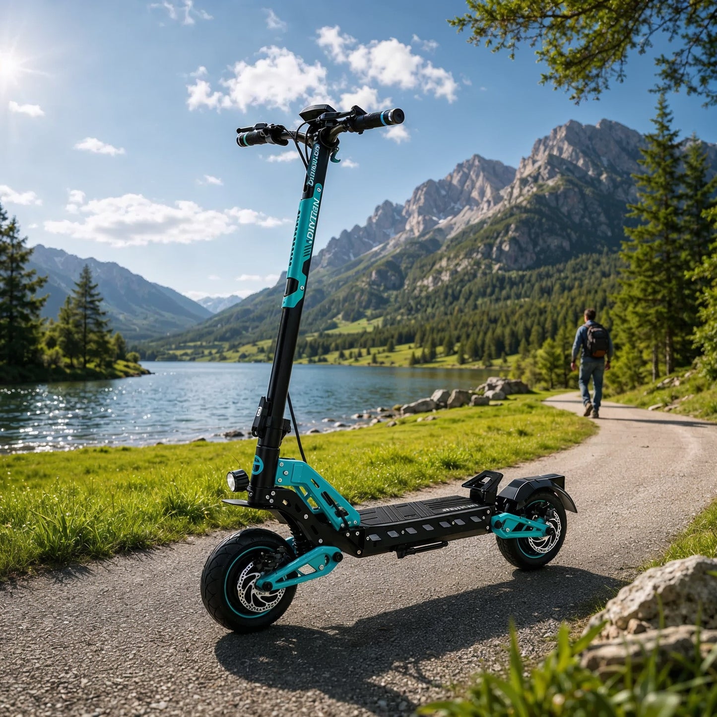 Trottinette électrique DT10-Pro - Double moteur 2700W pliable