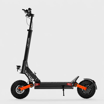 Trottinette électrique 10 pouces Joyor S10-S-Z avec double suspension, profil gauche